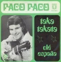 Découper gratuitement les chansons Paco Paco en ligne.