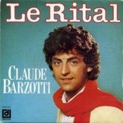 Découper gratuitement les chansons Claude Barzotti en ligne.
